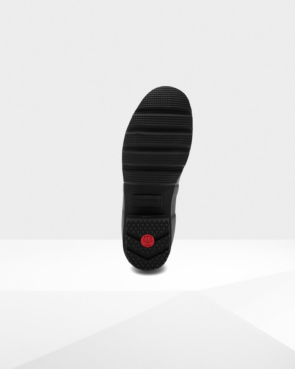 Krótkie Gumowce Męskie - Hunter Original - Czarne - AMZP-17056